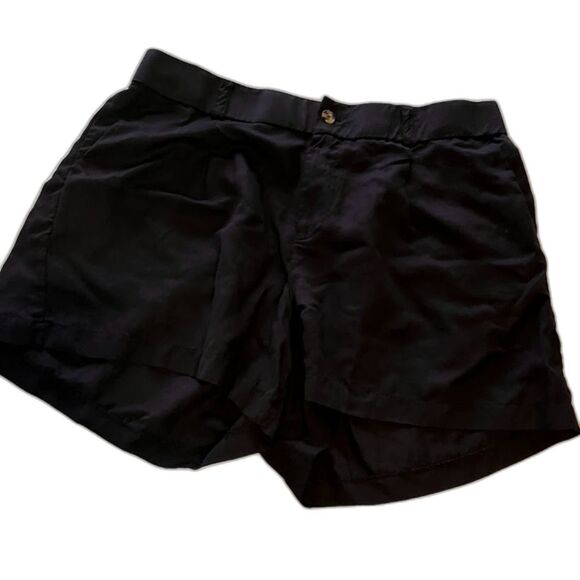 NWT Torrid Shorts 18 Black Linen Blend 5" Inseam Casual Chic Beach Everydaywear - Picture 1 of 5